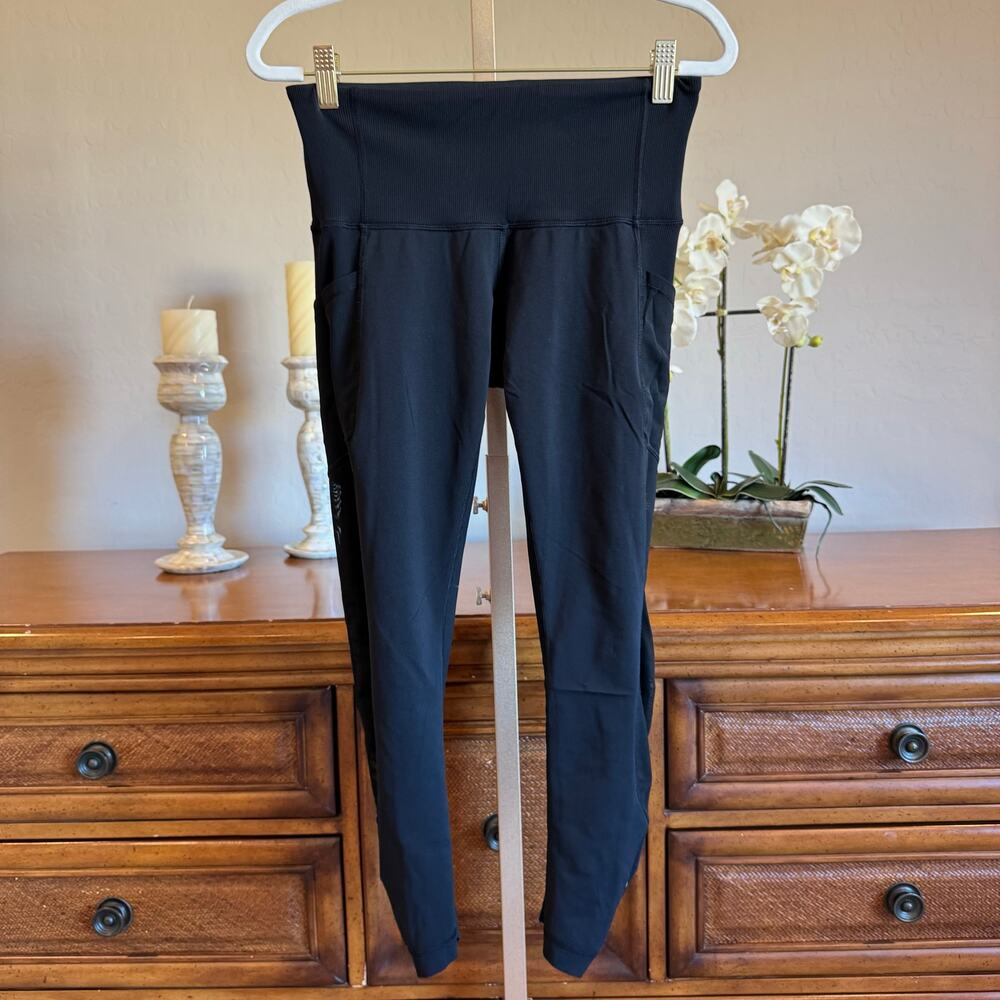 Lululemon Swift Speed High-Rise Tight 7/8 Length Black Size 6